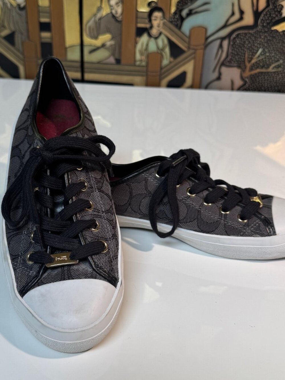 Coach Tennis Shoes size 7.5 - Worn once